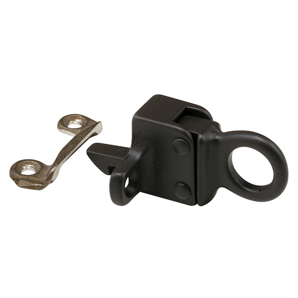 Prime-Line Project-In Transom Latch, Keeper, Screws, Bronze Single Pack H 3594 - main